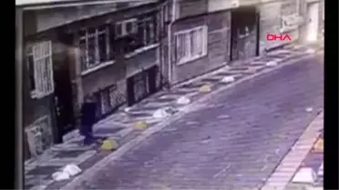 Hırsızın apartmanın 2. katına 'örümcek adam' gibi tırmanması kamerada