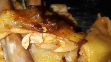 Marketten aldıkları tavuğun içinden kurtlar çıkan aile şaşkına döndü