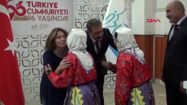 Burdur'da cumhuriyet bayramı resepsiyonu