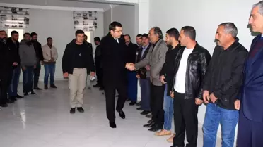 Kaymakam Aydın, belediye çalışanlarıyla bir araya geldi