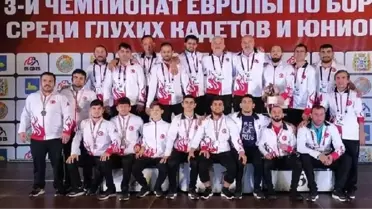 Millilerden İşitme Engelliler Avrupa Güreş Şampiyonası'nda 8 madalya daha