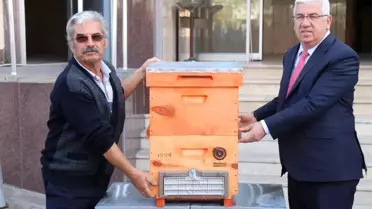Ergene'deki arı üreticilerine kovan desteği