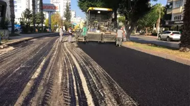İsmet Gökşen Caddesi'ne bakım yapıldı