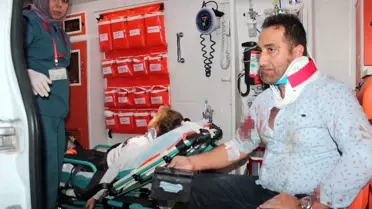 Mıcıra giren otomobil şarampole uçtu: 4 yaralı