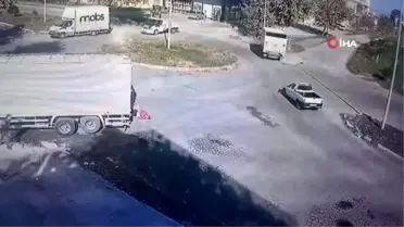 Samsun'da 'trafik canavarı' kamerada.