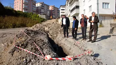 Alaplı Belediyesi'nden yol çalışması