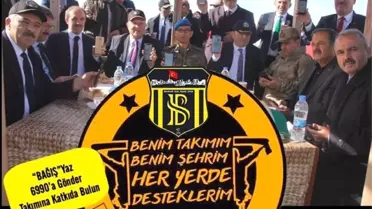 Bayburt protokolünden SMS kampanyasına destek
