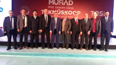 Çınar, MÜSİAD Milli Üretim Üssü TEKMÜSKOOP'un temeli atma törenine katıldı