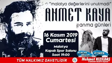 Ahmet Kaya memleketi Malatya'da anılacak