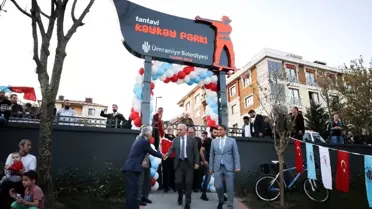 Ümraniye'nin ilk kaykay parkı açıldı