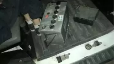 Akü hırsızları kaçamadan yakalandı