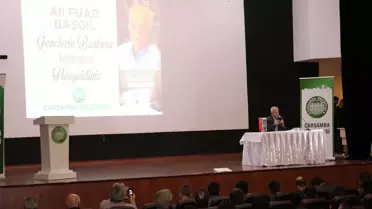 Rasim Cinisli, gençlere Ali Fuat Başgil'i anlattı