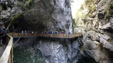 Horma Kanyonu'na 3 kilometrelik yürüyüş parkuru yapıldı