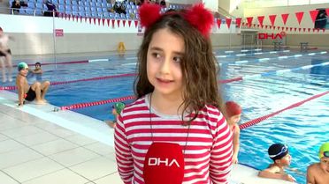 Ankara'da öğrenciler ara tatilde spor yapı