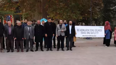 TÜGVA Karaman İl Temsilciği, İsrail'in Filistin'e yaptığı saldırıları kınadı