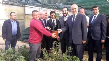 Yalova Valisi'nden çiçekçilere ziyaret