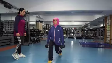 Spor kursu, skolyoz hastası Emine'nin umudu oldu