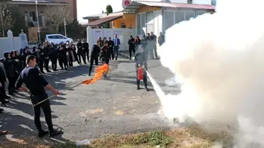 Cezaevi İnfaz Koruma Memurlarına 'Afet Bilinci ve Yangınlara Müdahale' eğitimi verildi