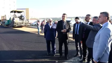 Belediye'den hastane bahçesi'ne asfalt