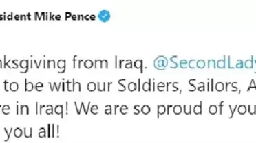 Mike Pence'ten sürpriz Irak ziyareti