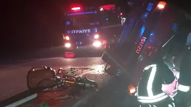 Kontrolden çıkan kamyonet devrildi: 2 yaralı
