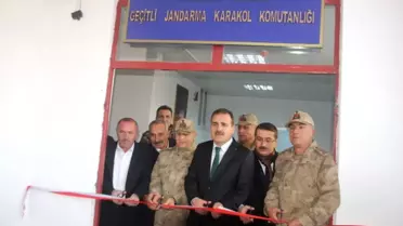 Geçitli Jandarma Karakolu törenle hizmete açıldı