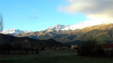 Anamas Dağı beyaz gelinliğini giydi