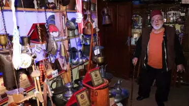 Gecesini gündüzüne kattı 50 yılda binlerce eser topladı, evini müzeye çevirdi