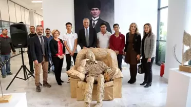 Mezitli Belediyesi'nde heykel ve renk sergisi