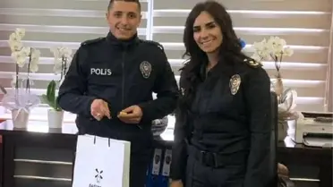 Çocuğu kurtaran polis altınla ödüllendirildi