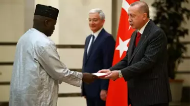 Gambiya Büyükelçisini kabul etti