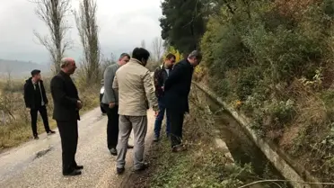 Osmaneli Kaymakamı Yavuz yol yapım çalışmalarını yerinde inceledi