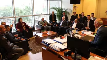 Söke MHP'nin yeni yönetiminden Başkan Tuncel'e ziyaret