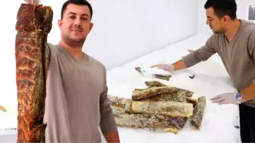 Türkiye'de ilk kez üretilen balık pastırmasına talep yağıyor