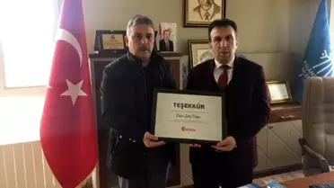 Türkiye Gazetesi'nden Palandöken Belediyesine teşekkür belgesi