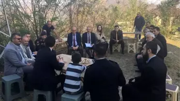 Çilimli Kaymakamı köyleri geziyor