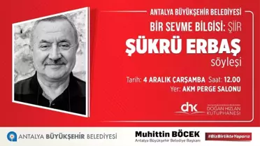 Büyükşehir Şükrü Erbaş'ı okurlarıyla buluşturacak