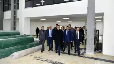Vali Akbıyık, yeni öğretmenevinde incelemelerde bulundu