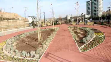 Alacaatlı'ya yol boyunca yeni park