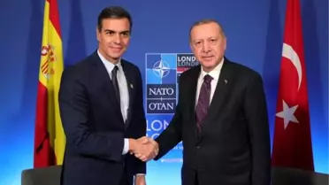 Erdoğan, İspanya Başbakanı Pedro Sanchez'i kabul etti
