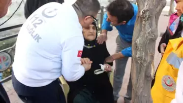 Adana'da otomobilin çarptığı yaşlı kadın yaralandı