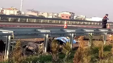 İzmir-İstanbul otobanında feci kaza: 1 ölü, 1 yaralı