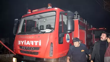 Artvin'de çatı yangını