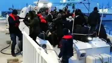 Dikili ve Çeşme'de 105 kaçak göçmen yakalandı