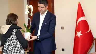 Sanat Akademisi'nin genç yeteneğinden Başkan Gökhan Yüksel'e ziyaret