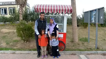 Simit arabası çalınan engelliye Büyükşehir Belediyesi el uzattı