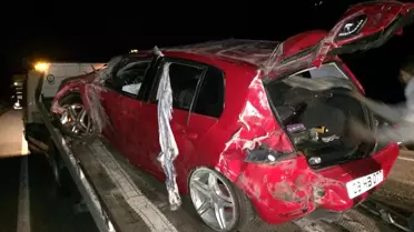 Artvin'de otomobil devrildi: 1 ölü, 2 yaralı