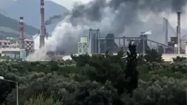 Hatay'da demir çelik fabrikasında patlama