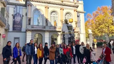 Tunceli'de görev yapan öğretmenler Barselona'yı gezdi