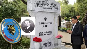 Başkan Tütüncü'den Burhanettin Onat'a vefa